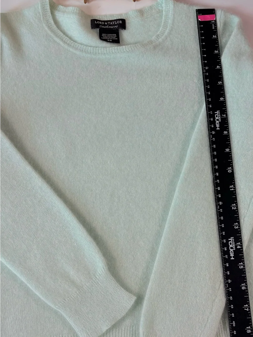 🍃 Lord & Taylor 100% Cashmere Sweater | Mint | Medium
